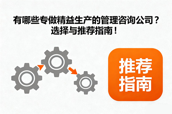 有哪些專做精益生產(chǎn)的管理咨詢公司？選擇與推薦指南！