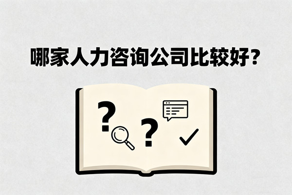 哪家人力咨詢公司比較好？