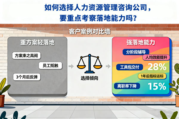 如何選擇人力資源管理咨詢公司，要重點考察落地能力嗎？