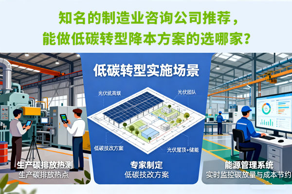 知名的制造業(yè)咨詢公司推薦，能做低碳轉(zhuǎn)型降本方案的選哪家？